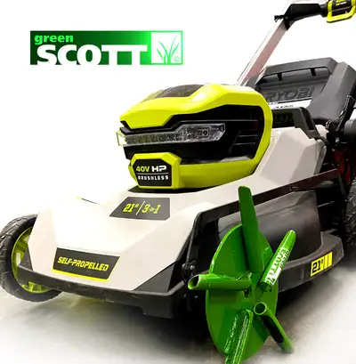 Lawnmower AERATION WHEEL! Genius..., View more