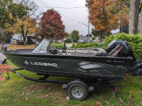 2016 Legend Xtreme Boat 18ft Fish Ski 90HP