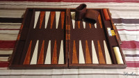 Backgammon Vintage en Vinyle – 14.75″