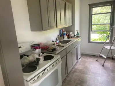 2 bedroom upstairs apartment available for September 1. Currently under construction as seen in pict...