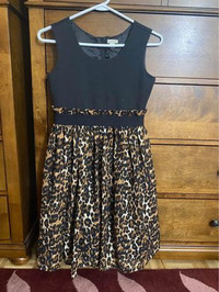Girls cheetah print dress 
