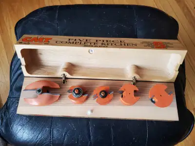 CMT 5-PIECE COMPLETE KITCHEN ROUTER BIT SET, View more