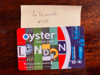 Oyster Visitor Card London