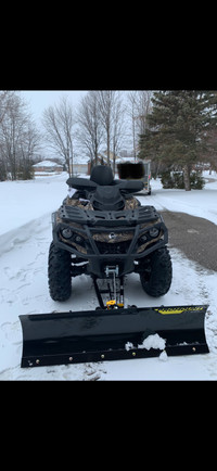 2022 Outlander 650 Max XT with plow kit
