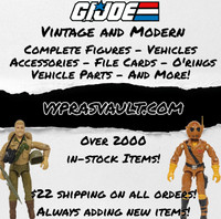 Gi joe action figures, vehicles, accessories and more! 