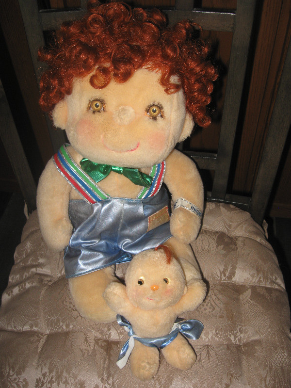 Vintage 1985 Hugga Bunch Hugsy Baby Tuggins Doll Plush Kenner for sale  