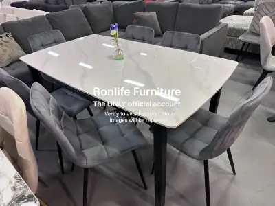 7pc stone dining set on sale , View more