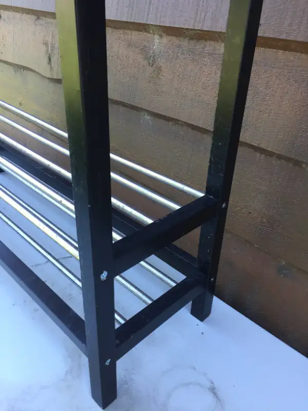 Metal coat/ shoe rack. Organizer. I deliver! in Storage & Organization in St. Albert - Image 3
