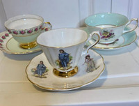 Rosina Tea Cup And Saucer Vintage Bone China Victorian England