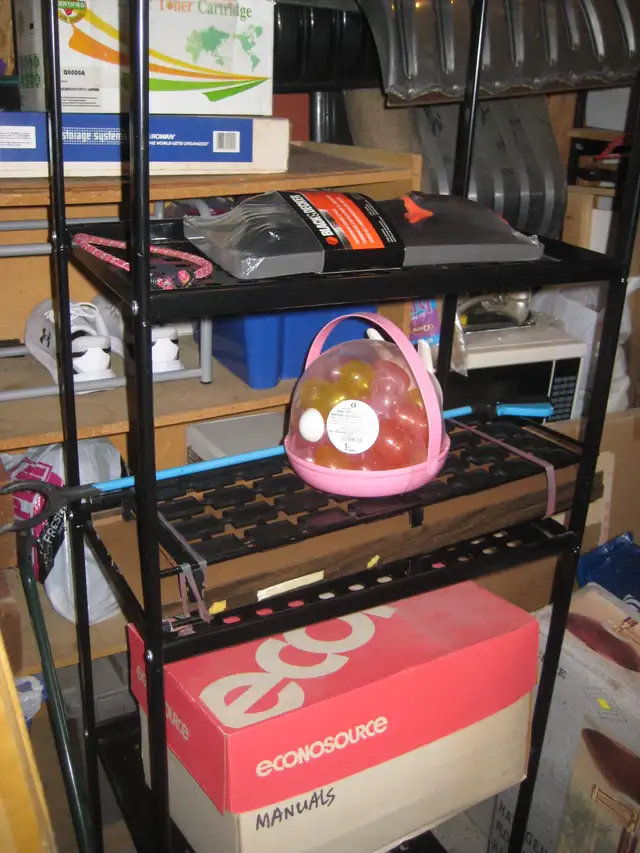 FS: 4 drawer file cabinet, metal shelves, floor lamp (new) etc. in Storage & Organization in Ottawa - Image 3