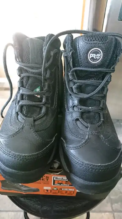 For sale - worn only once women's size 6W but fits me and I’m size 7. Timberland Pro Series, safety...