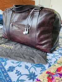 Leather Base Camp Duffel Bag : Christmas Gift