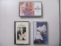 Three Classic Madonna Audiocassetes For The Cost Of One 1986-89