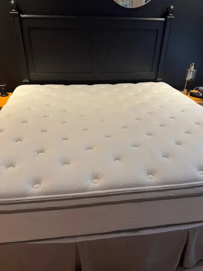 Free King Size Beautyrest pillowtop mattress great condition, View more