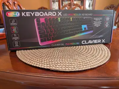 Illuminated gaming keyboard, View more