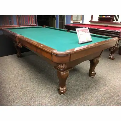 Table de billard modèle démonstrateur de plancher en bois massif, View more