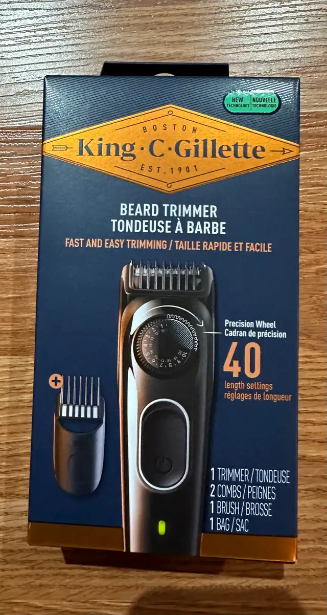King C. Gillette Beard Trimmer Full Kit with 40 beard length632959836044831221