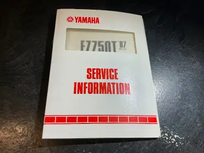 1987 Yamaha FZR750 Genesis Motorcycle Service Information Manual, View more