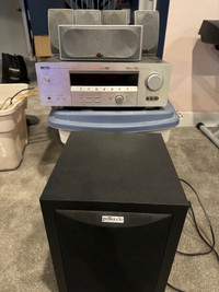 Yamaha receiver and Polk speakers