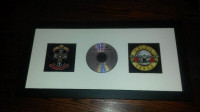 Guns N Roses Framed Appetite for Destruction CD and Cover