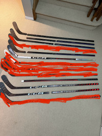 Broken Hockey sticks