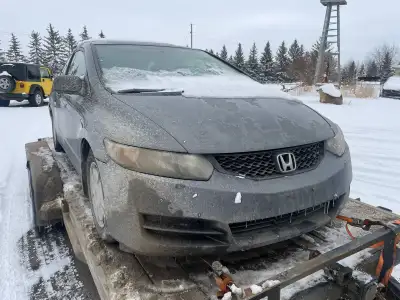 2010 Honda civic low Km @ only 191000, car need ls rear dent/rust repair, bumper and light, after re...