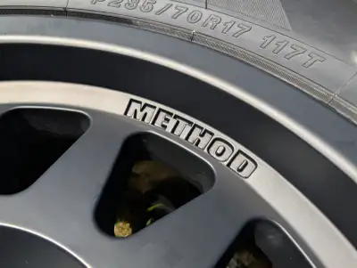 Wheels – Method MR704 Bead Grip (Matte Black) - Size: 17x8.5 - Offset: ET0 - Bolt Pattern: 5x5 (127m...