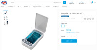 Portable UV Cellphone Sanitizer Box