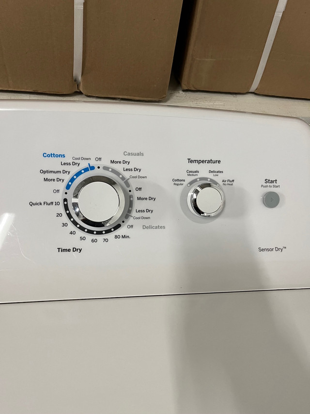 GE electric dryer white new condition  in Washers & Dryers in Stratford - Image 3