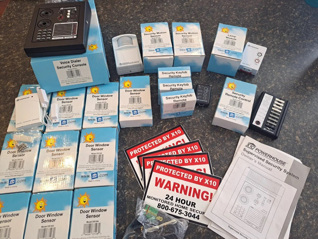 X10 security system kit  in General Electronics in Vancouver