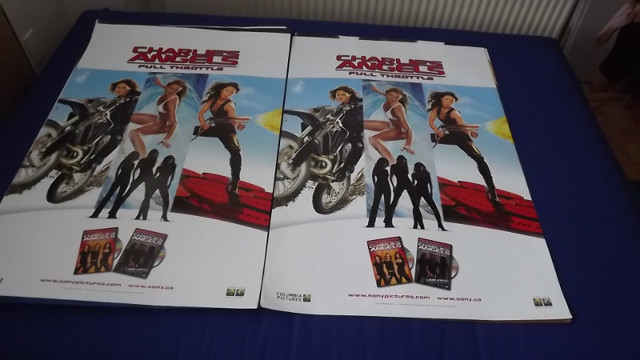 CAMERON DIAZ & LUCY LIU/CHARLIES ANGELS  MOVIE POSTERS BUNDL in Arts & Collectibles in City of Toronto