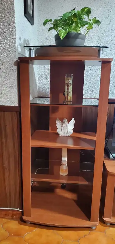 Tall Wooden Display Shelf, View more