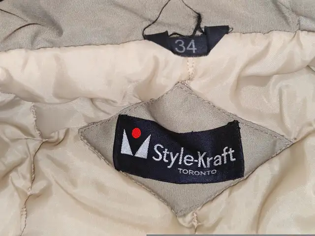 Men's Vintage Style-Kraft Winter Jacket - Size 34 (Small/Medium) in Men's in Calgary - Image 10