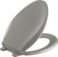 KOHLER K-4636-K4 Cachet Quiet-Close Elongated Toilet Seat