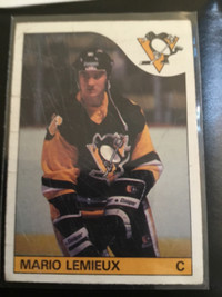 Carte de hockey Recru no 9 de Mario Lemieux Opee Chee 1984-85