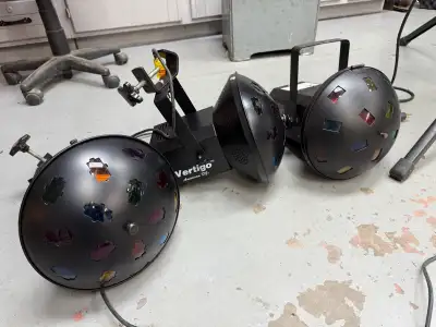 DJ Dance Lights (Vertigo, Mushroom, Leo DMX Scanners), View more