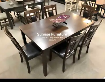 6 chair dining set brand new dining table, View more