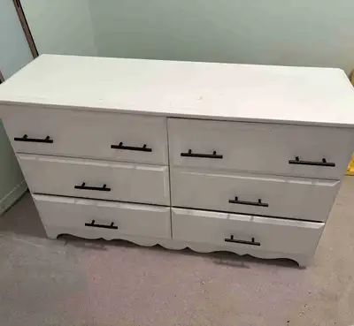 White 6 Drawer Dresser, View more