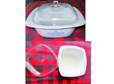 CORNING ~ Cornflower…16  cup DUTCH OVEN…Large Casserole, View more