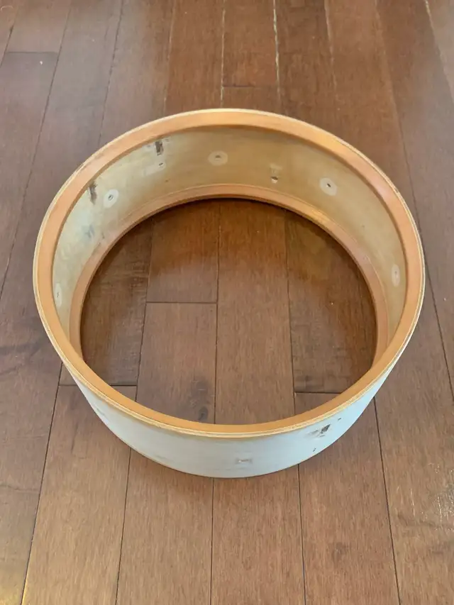 60’s PREMIER DRUM SHELL - 5.5x14 Royal Ace Birch - Shell Only  in Drums & Percussion in City of Toronto - Image 8