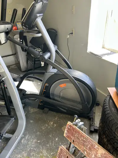 This elliptical machine offers various resistance levels and workout programs to suit your fitness n...