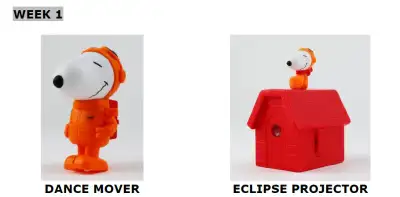 *SNOOPY ECLIPSE PROJECTOR TOY Dog House Peanuts McDonalds NASA, View more