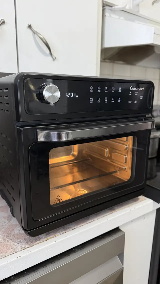 Cuisinart Gourmet Pro Air Fryer Oven, Toast, Grill, Broil, Steam in Toasters & Toaster Ovens in St. Catharines - Image 7