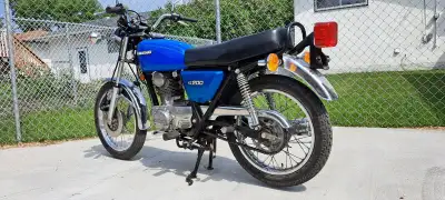 Good paint and chrome, tight bike, runs right , fresh safety , text me