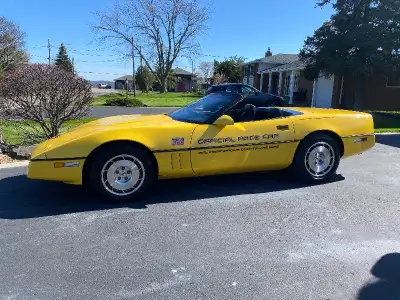 1986 Corvette Indy Pace Car replica this is a 40 year-old time capsule( 3 Owner car ) RARE one of on...