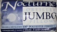 "NOCTURNE" JUMBO PILLOW FILLED WITH 100% POLYESTER FIBREFILL