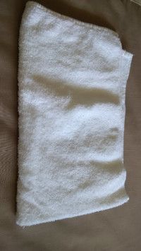 White towels