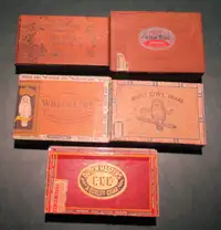 Vintage CIGAR BOXES