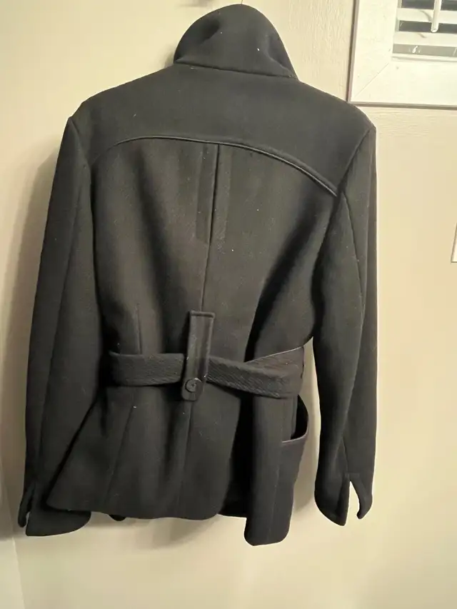 Black Ladies Wool Coat62863258026114121