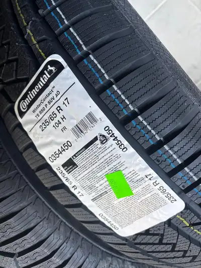 NEW 235/65/R17 Continental Snows– Santa Fe/Odyssey/Sorento/ Edge/ Flex/XC60/ Pacifica/CX7 /Evoque Se...